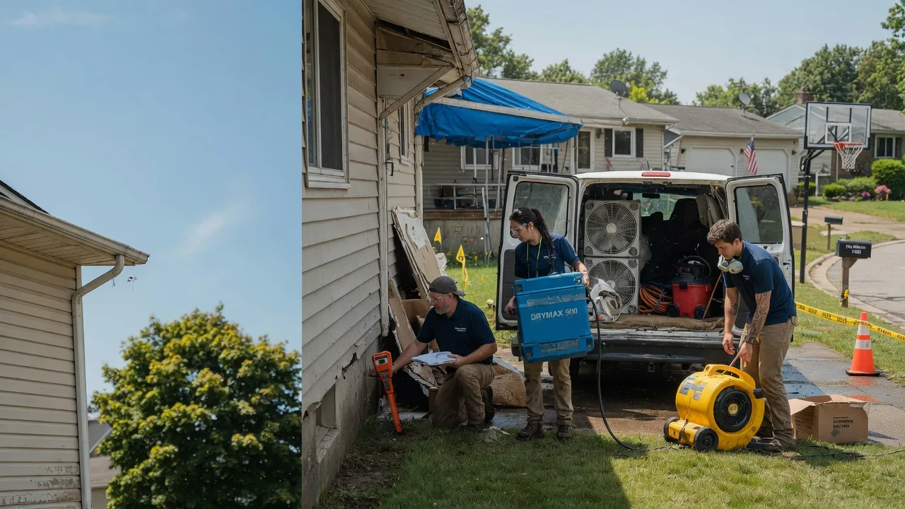 Ceiling Leak Cleanup in Madison, WV near me